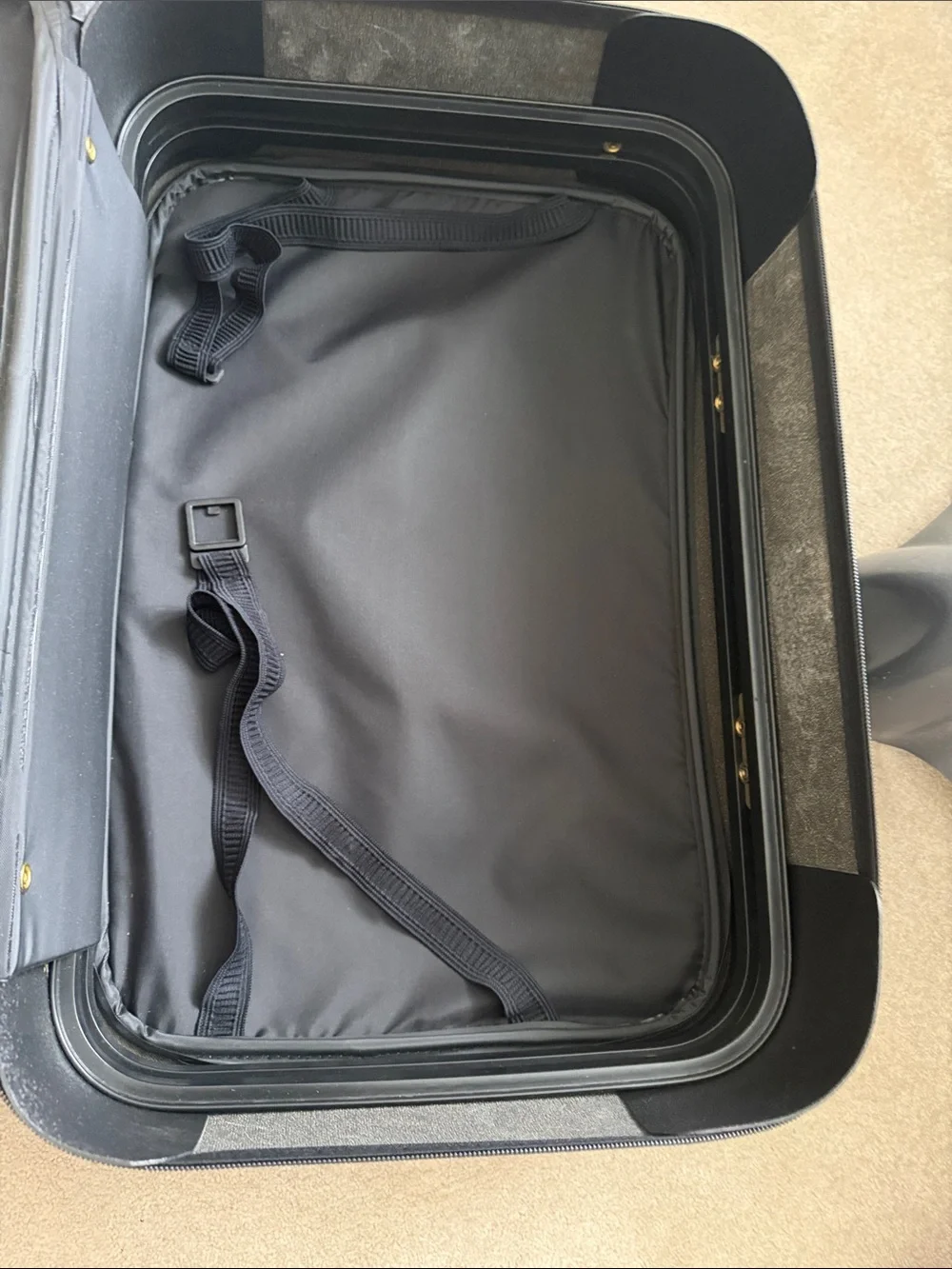 Samsonite Black Laptop Briefcase with Teal Trim